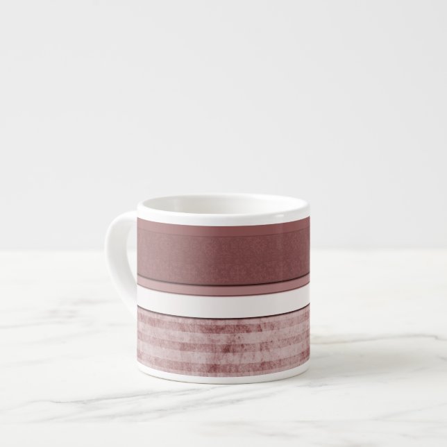 Caneca cor-de-rosa empoeirada do café (Frente Esquerda)