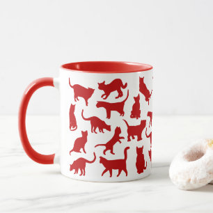 Caneca Cor do costume dos gatos