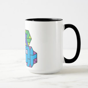 Caneca Cor do Geek Mug de Vertices de 3º Grau