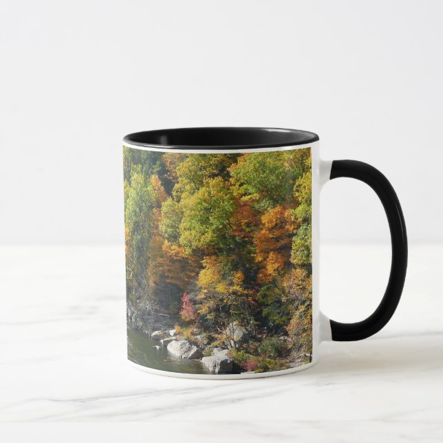 Caneca Cor do Outono no Parque Estadual de Ohiopyle (Direita)