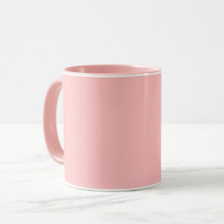 Caneca Cor rosa pálido