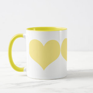 Caneca Coração Amarelo