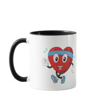 Coração Corante Vermelho Saudável