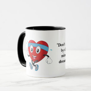 Caneca Coração Corante Vermelho Saudável