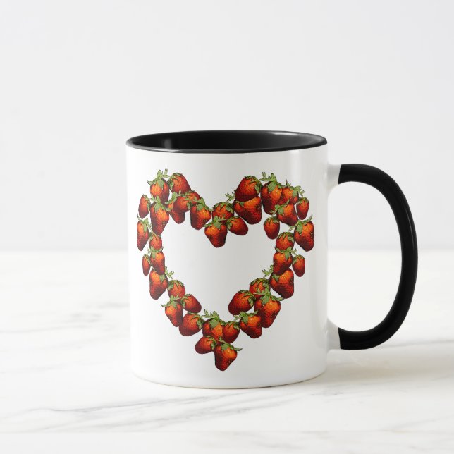 Caneca Coração da morango (Direita)
