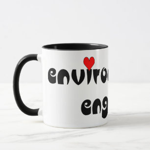 Caneca Coração de Engenheiro Ambiental