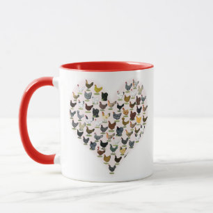 Caneca Coração de Galinha
