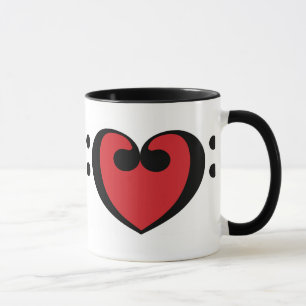 Caneca Coração de Música