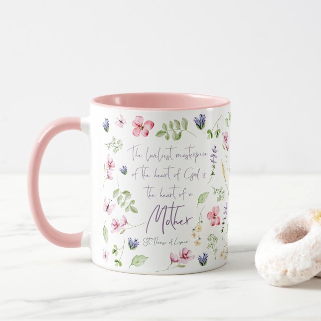 Caneca Coração de uma Mãe Mug (Com Donut)