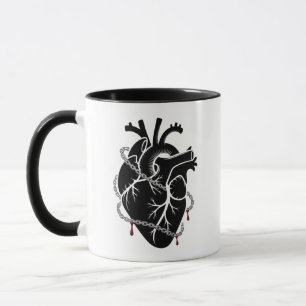 CANECA CORAÇÃO EM CORRENTES