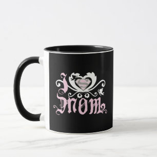 Caneca Coração Mamãe Rosa