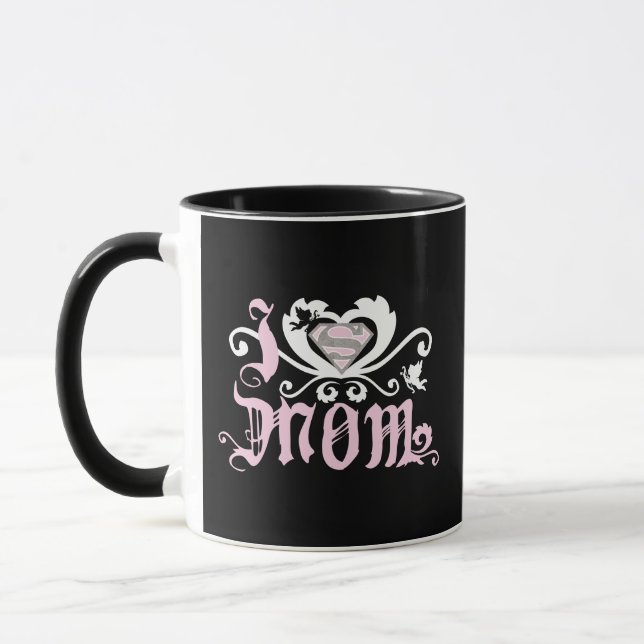 Caneca Coração Mamãe Rosa (Esquerda)