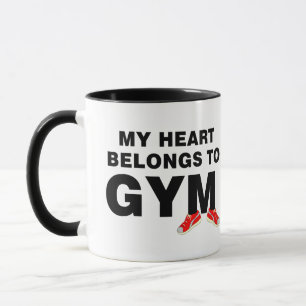 Caneca Coração Pertence A Gym