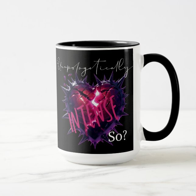 Caneca Coração Rosa (Direita)