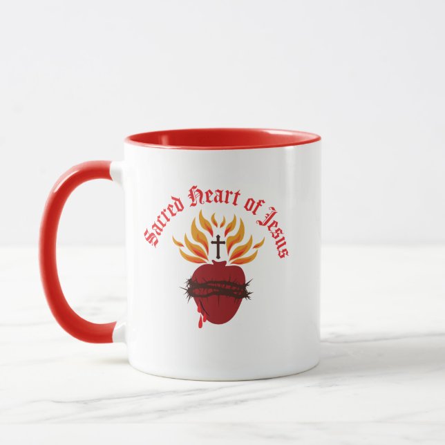Caneca Coração Sagrado de Jesus (Esquerda)