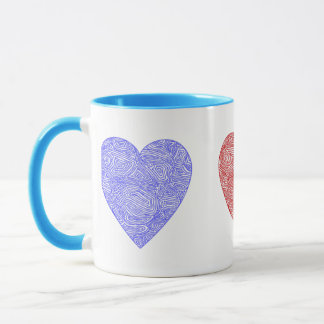 Caneca Corações