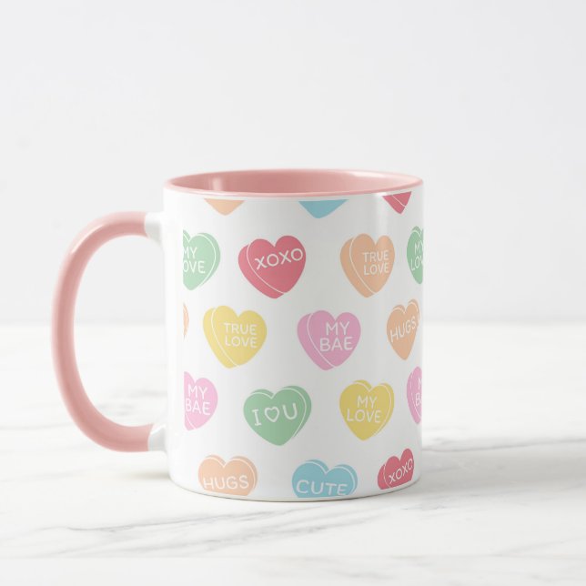 Caneca Corações de doce (Esquerda)