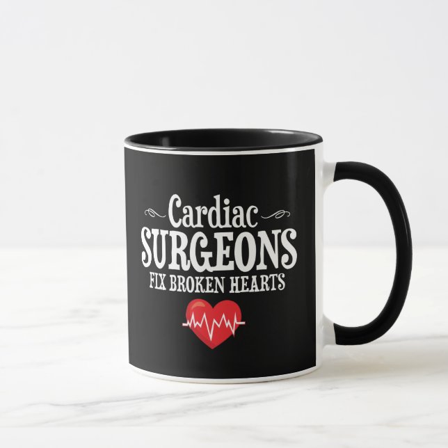 Caneca Corações quebrados do reparo engraçado dos (Direita)