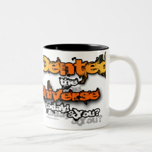 Caneca corajosa do universo do denteamento