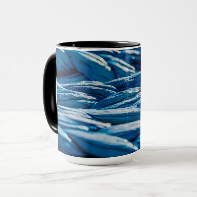 Caneca Corda Azul (Frente Esquerda)