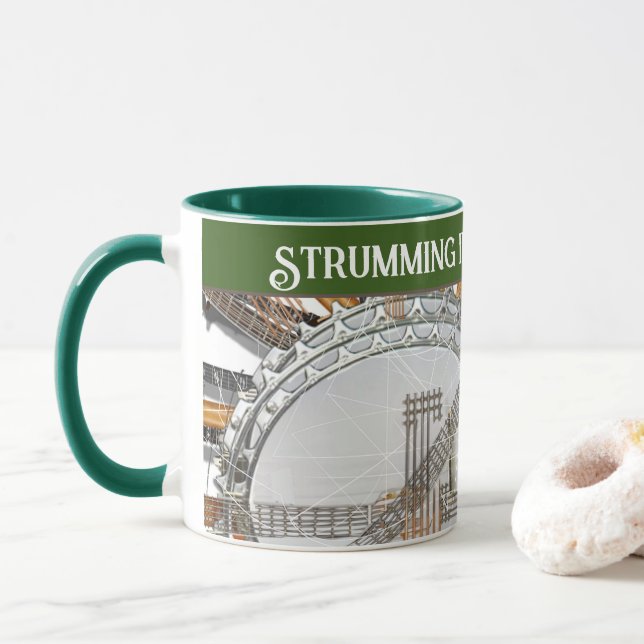 CANECA CORDAS DE GUITAR NO SOL (Com Donut)