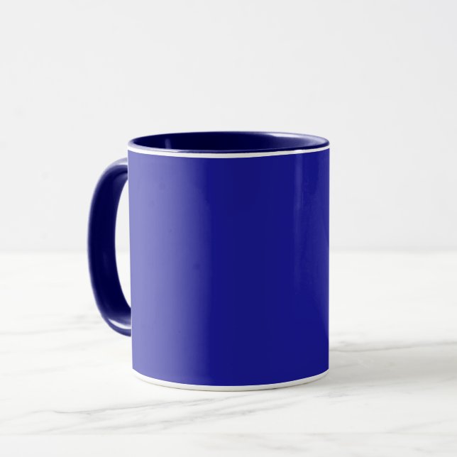 Caneca Cores de cobalto azul (Frente Esquerda)