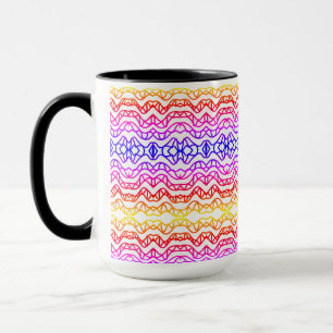 Caneca Cores de diversão do padrão
