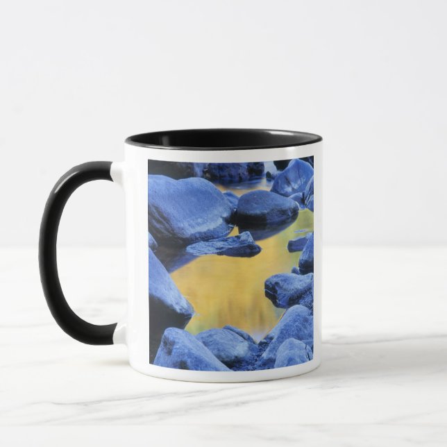 Caneca Cores de outono refletidas em uma piscina rasa, (Esquerda)