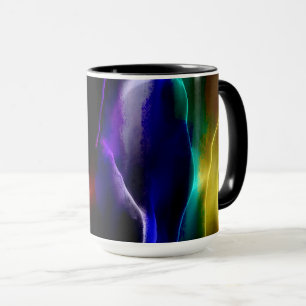 Caneca Cores de Pintura Abstrata #89