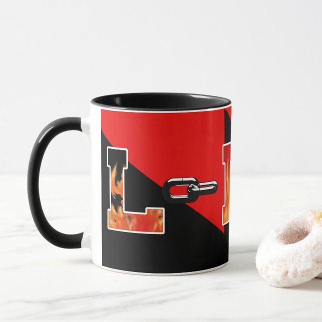 Caneca Cores do Lincoln High School (Com Donut)