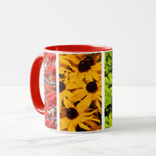 Caneca Cores do Quadriptych das Estações Alterantes