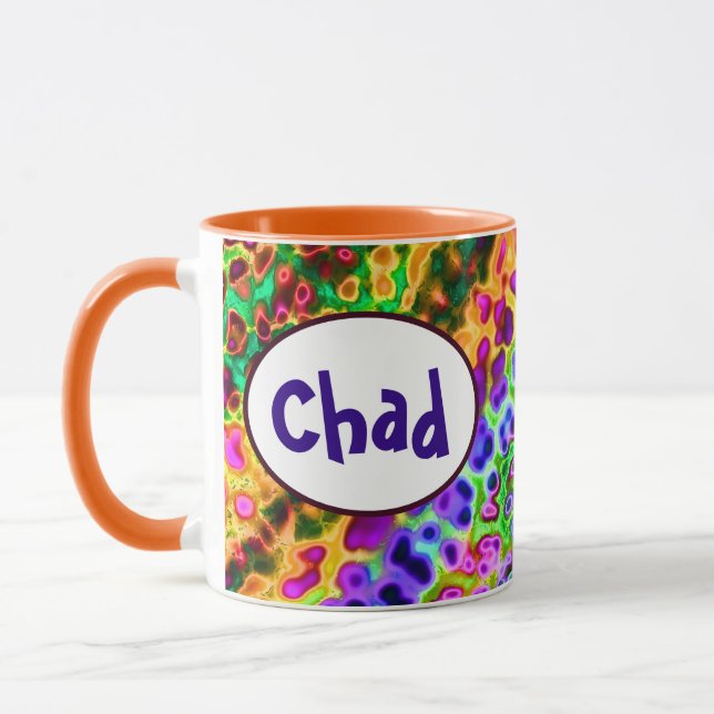 Caneca Cores estranhas personalizadas (Esquerda)