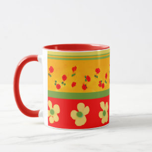 Caneca Cores Vibrantes e Negritas ao Estilo Mexicano