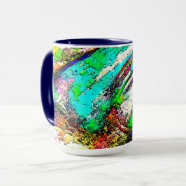 Caneca Cores vívidas - Rústicas e ásperas como as nuvens