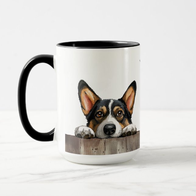 Caneca Corgi Dog Mug (Esquerda)