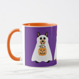 Caneca Corgi Ghost Halloween