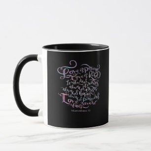 Caneca Corinthians O Amor É Paciente O Amor É Gentil Clás