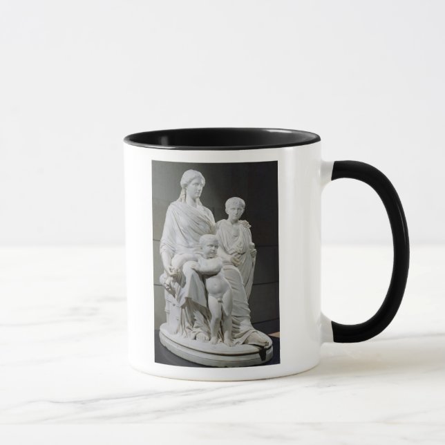Caneca Cornelia, mãe dos dois irmãos de Gracchi (Direita)