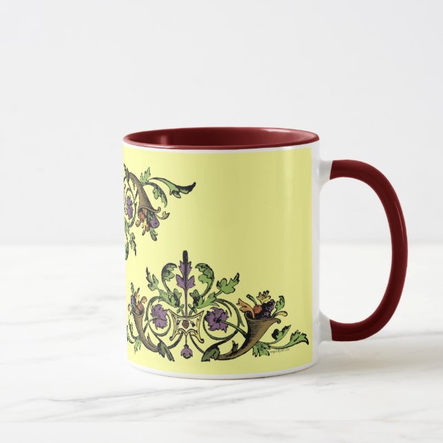 Caneca Cornucopia Antiguidade de Ação de Graças (Direita)