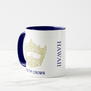 Caneca Coroa Americana Nome Personalizado Mug