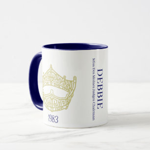Caneca Coroa Americana Nome Personalizado Mug