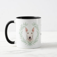 Coroa de Eucalipto Bull Terrier Branco Monograma d