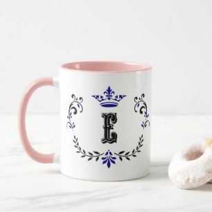Caneca Coroa Versa Monograma 'E'