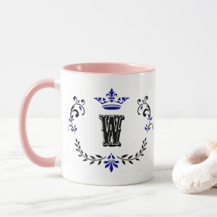 Caneca Coroa Versa Monograma 'W'