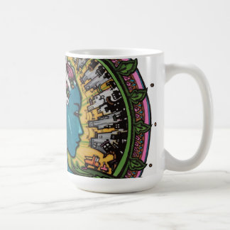 Caneca "coroada" dos trabalhos artísticos