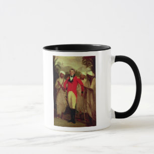 Caneca Coronel Colin Mackenzie e seus pandits indianos