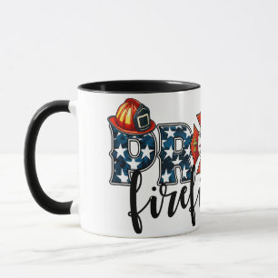 Caneca Corpo de Bombeiros Orgulhoso – Bombeiro Patriótico