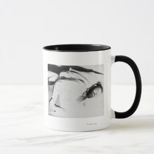 Caneca Corpo de fotografia foragido de Jesse James