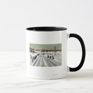 Caneca Corrediça ViewMontreal do Toboggan do parque,