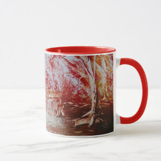 Caneca Córrego fresco num dia quente